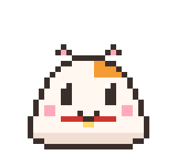 Lucky cat with a red collar and gold bell